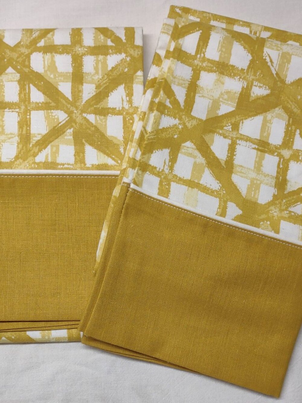 Vtg Dan River Fine Muslin Cotton Pillowcase Set Unused 31" x 20" CL
